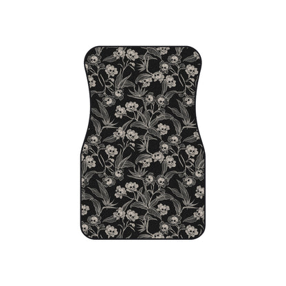 Gothic Floral Car Floor Mats - Red Finch Creations