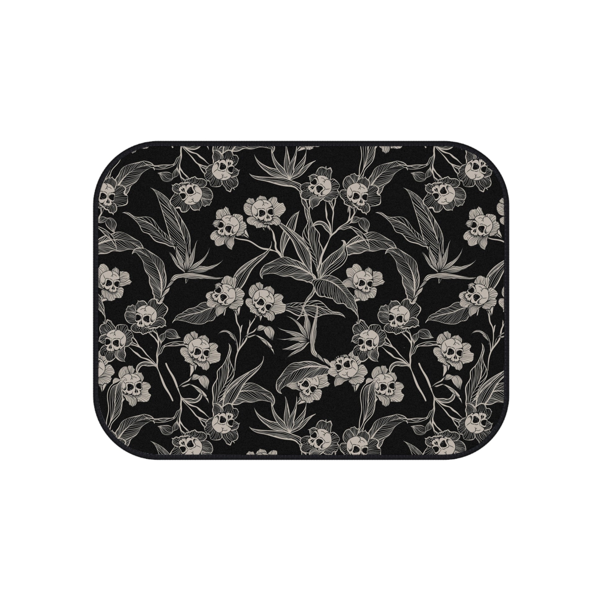 Gothic Floral Car Floor Mats - Red Finch Creations