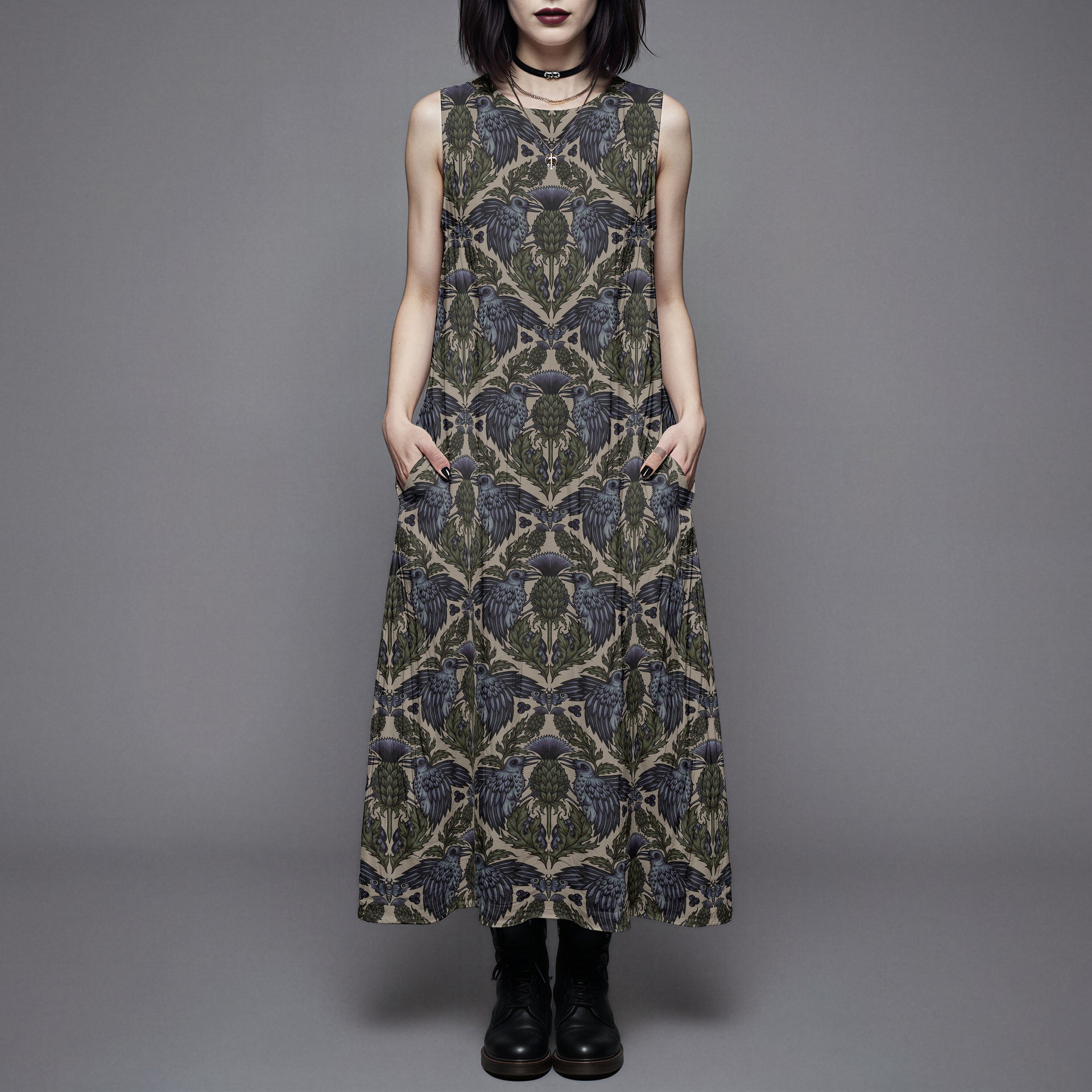slub cotton sleeveless dress An outfit using Slub Cotton Sleeveless Dress and UV Protection Knitted Bucket HatUNIQLO SG