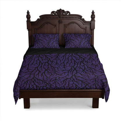Purple Thorn 3-Piece Bedding Set - Red Finch Creations