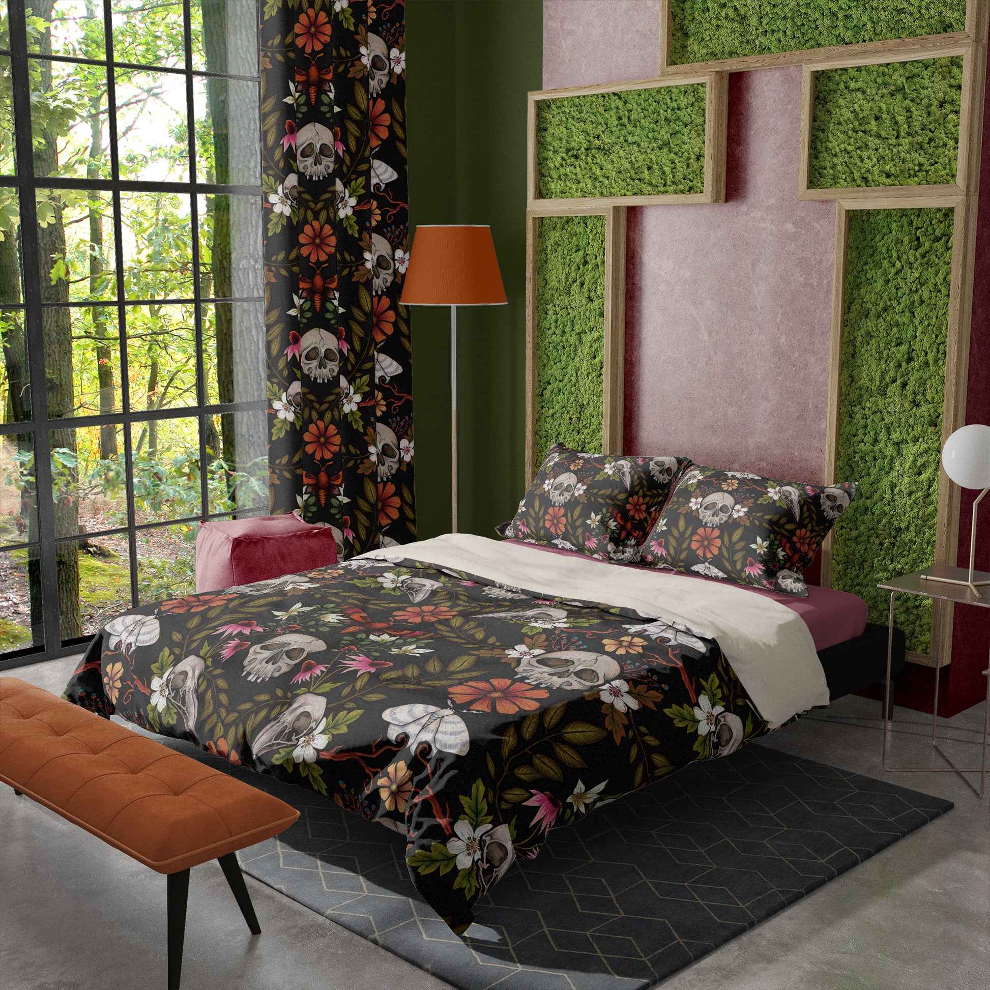 Enchanted Forest Microfiber Duvet Cover - Red Finch Creations