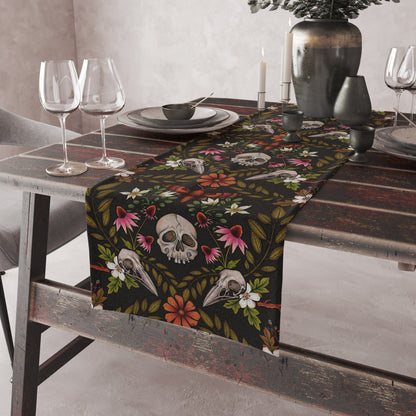 The Dark Enchanted Forest Table Runner (Cotton, Poly) - Red Finch Creations