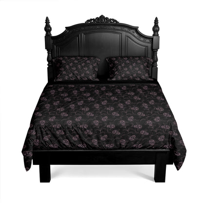 Dark Ornate Skull 3-Piece Bedding Set