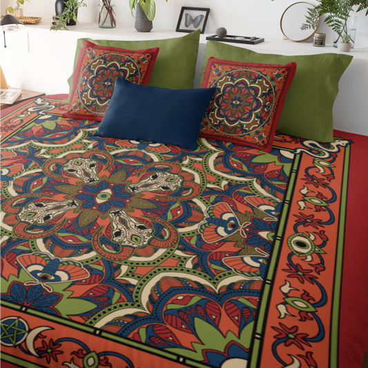 Witchy Mandala Duvet Cover - Red Finch Creations