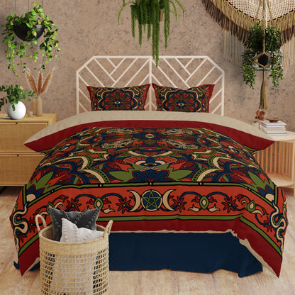 Witchy Mandala Duvet Cover - Red Finch Creations