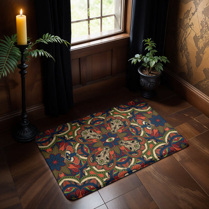 Occult Mandala Bath Mat - Red Finch Creations