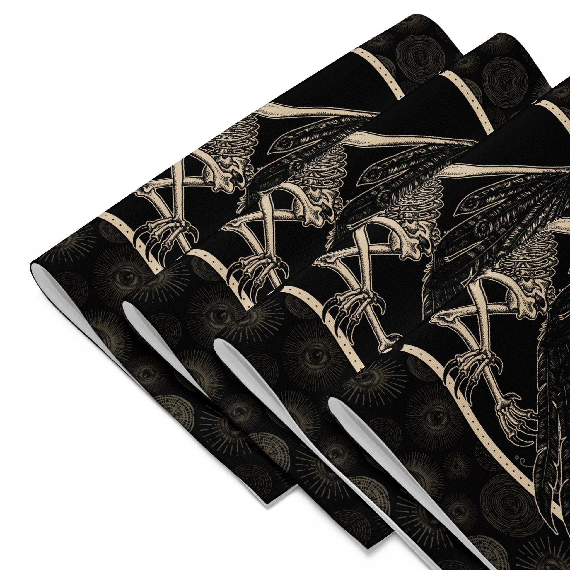 Vulture Skeleton Placemat Set - 4 Pieces - Red Finch Creations