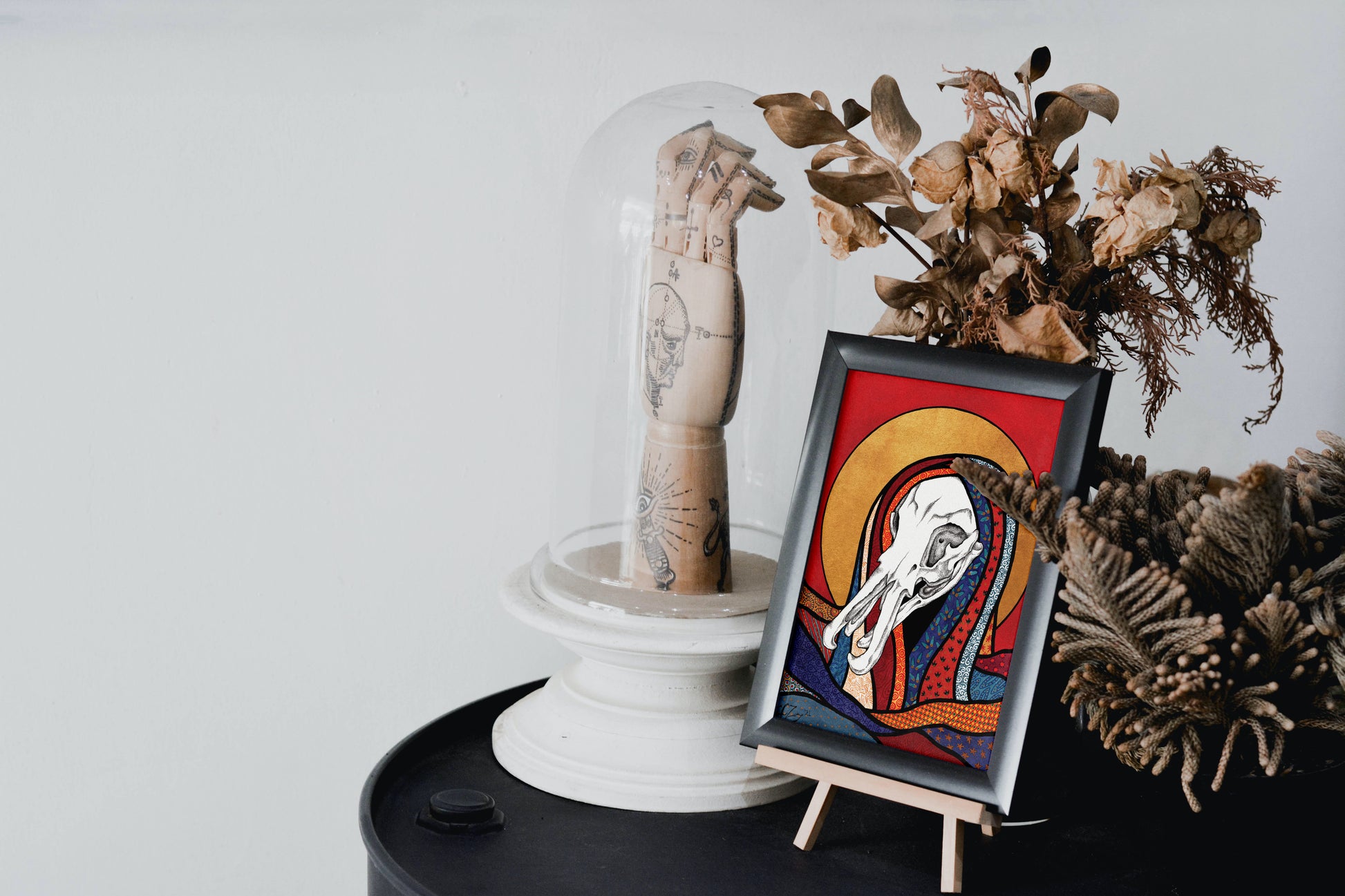 Dead Saints: Platypus Skull- Fine Art Matte Print - Red Finch Creations