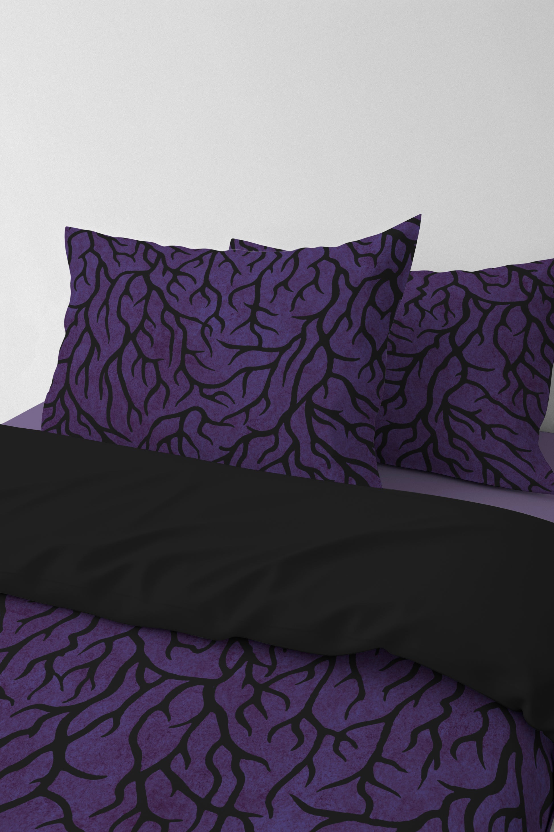 Purple Thorn 3-Piece Bedding Set - Red Finch Creations